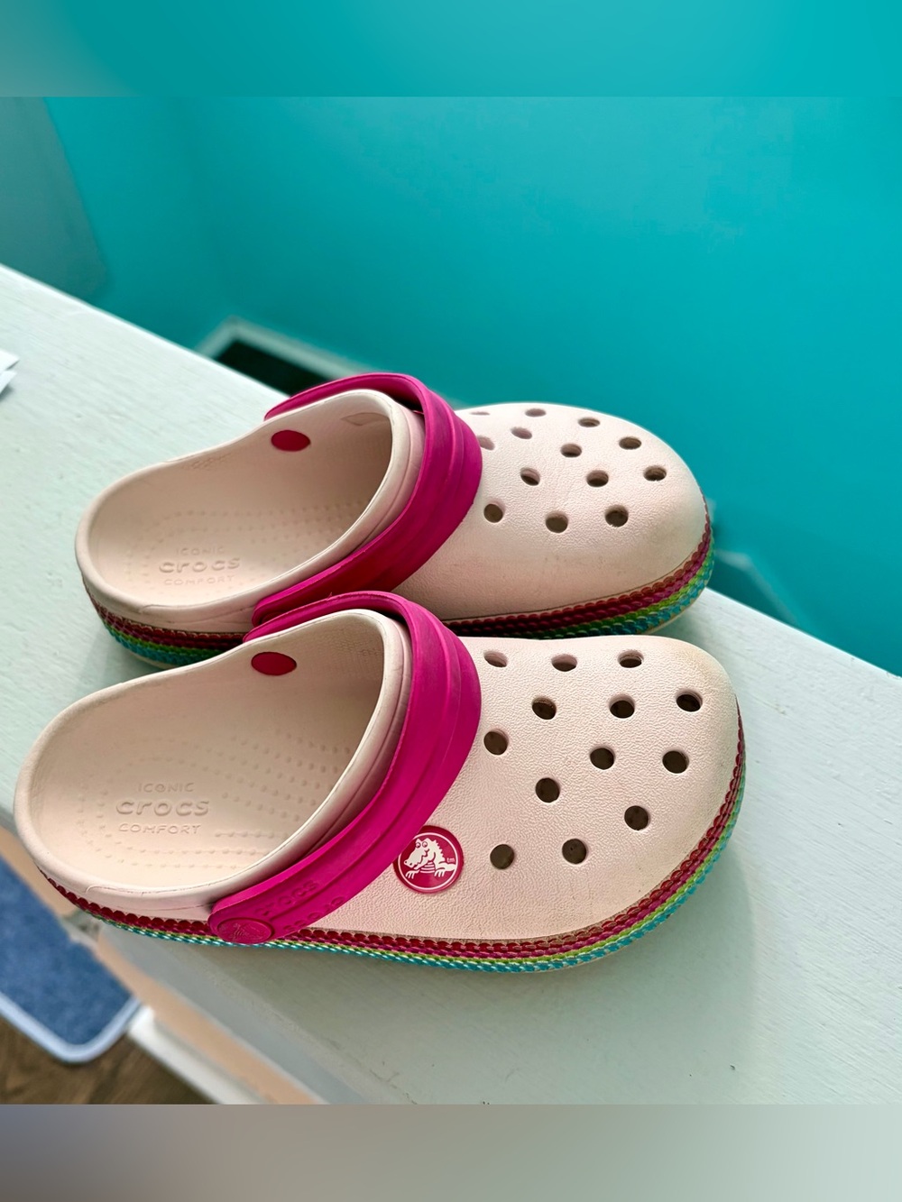 Toddler Girls Crocs size 10